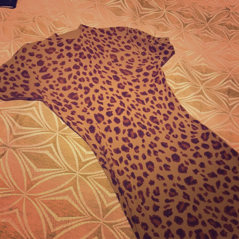 Leopard print dress